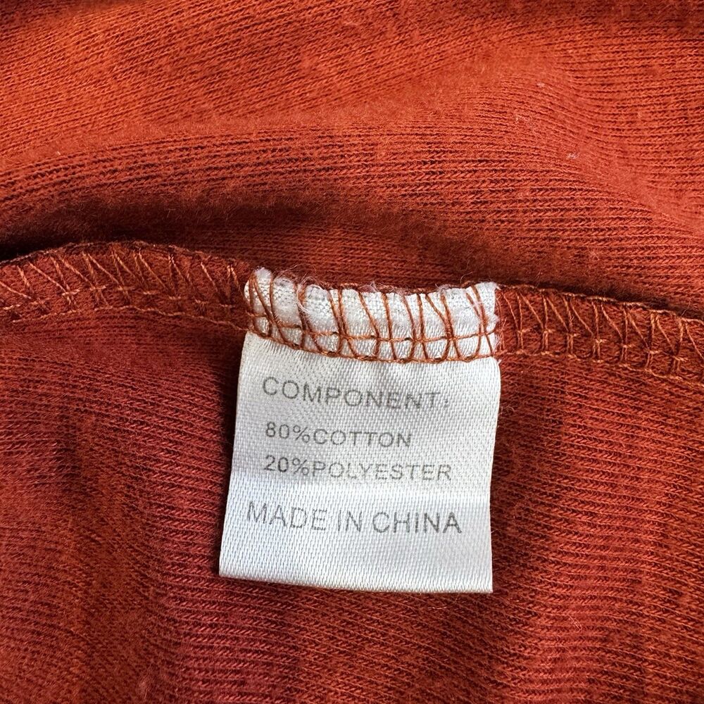 Lido-Hool Orange Boatneck Long Sleeve Top - Women’s Size Large - Picture 8 of 8